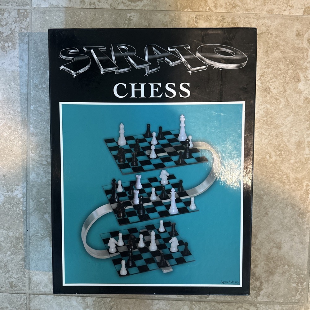 Strato Chess 3D Game Set John N. Hansen Co. Complete EUC